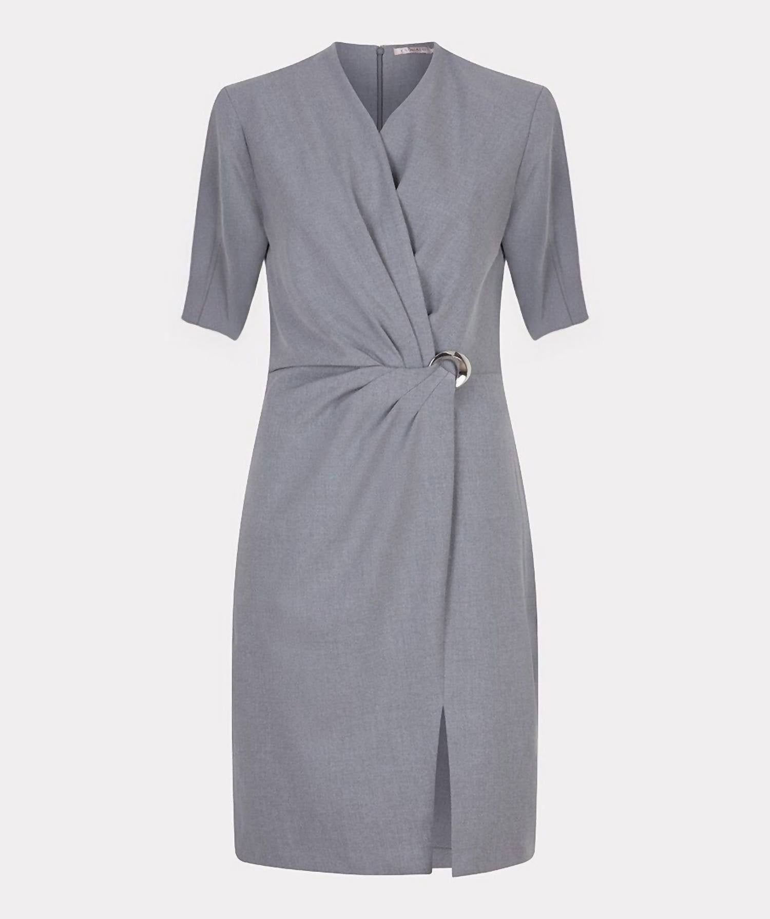 Esqualo - Buckle Short Sleeve Dress