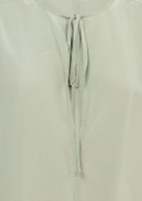 summum Women Fluid Long Sleeves Top in eucalyptus - women's blouse - detail view