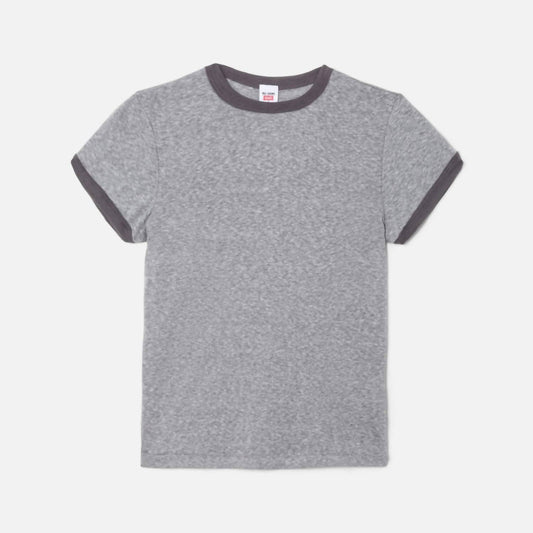 Re/Done - Women's 60s Slim Ringer Tee