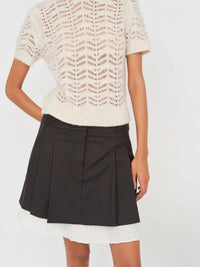 The Garment - Verbier Pointelle Mini Sweater