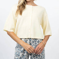 Ivy Jane - Cardigan Elbow Sleeve Sweater
