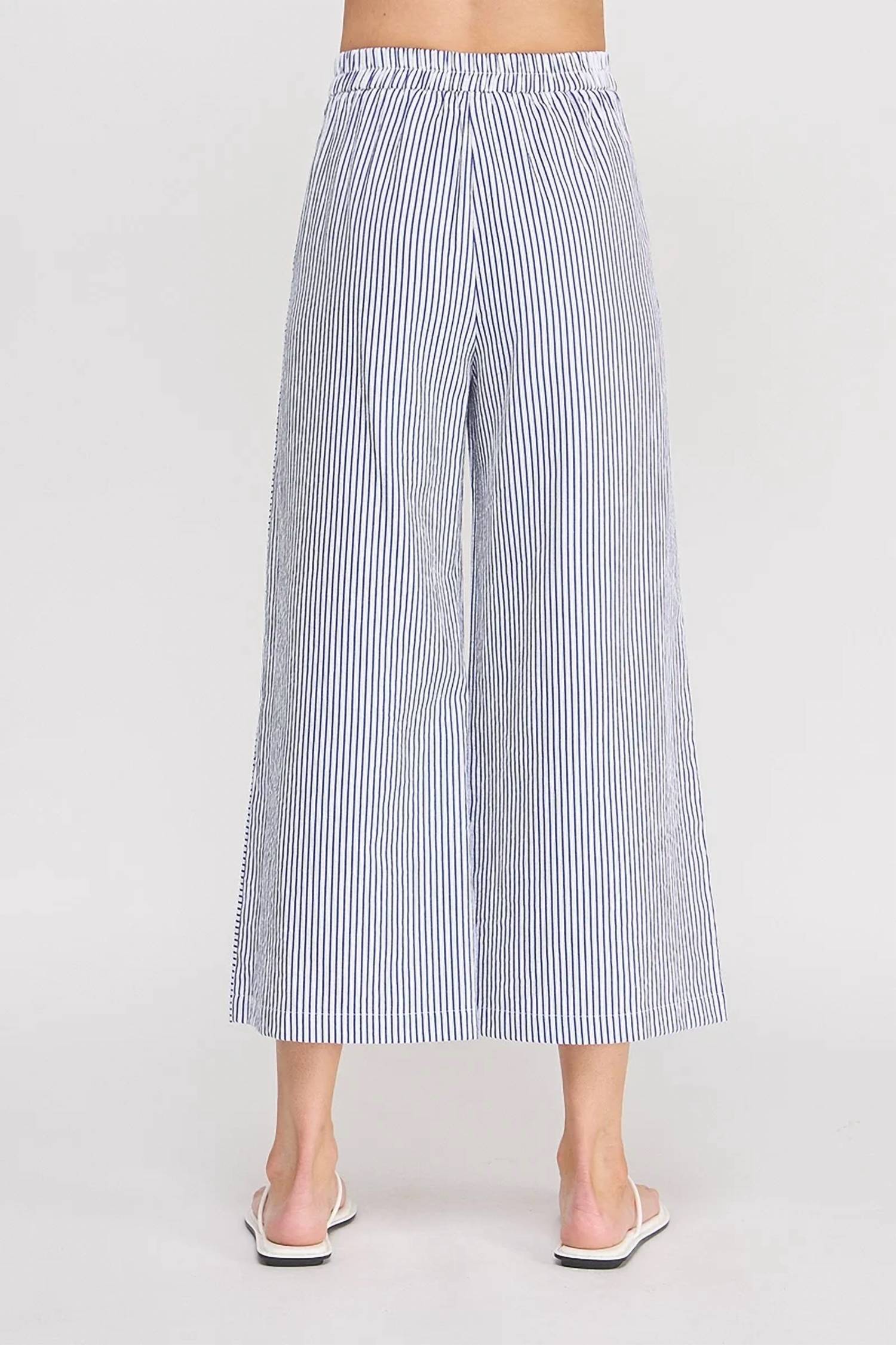 Allie Rose - Olga Seersucker Pants