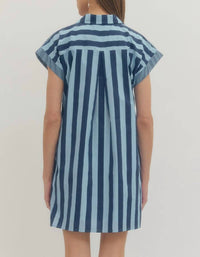 Entro - Mixed Stripe Dress