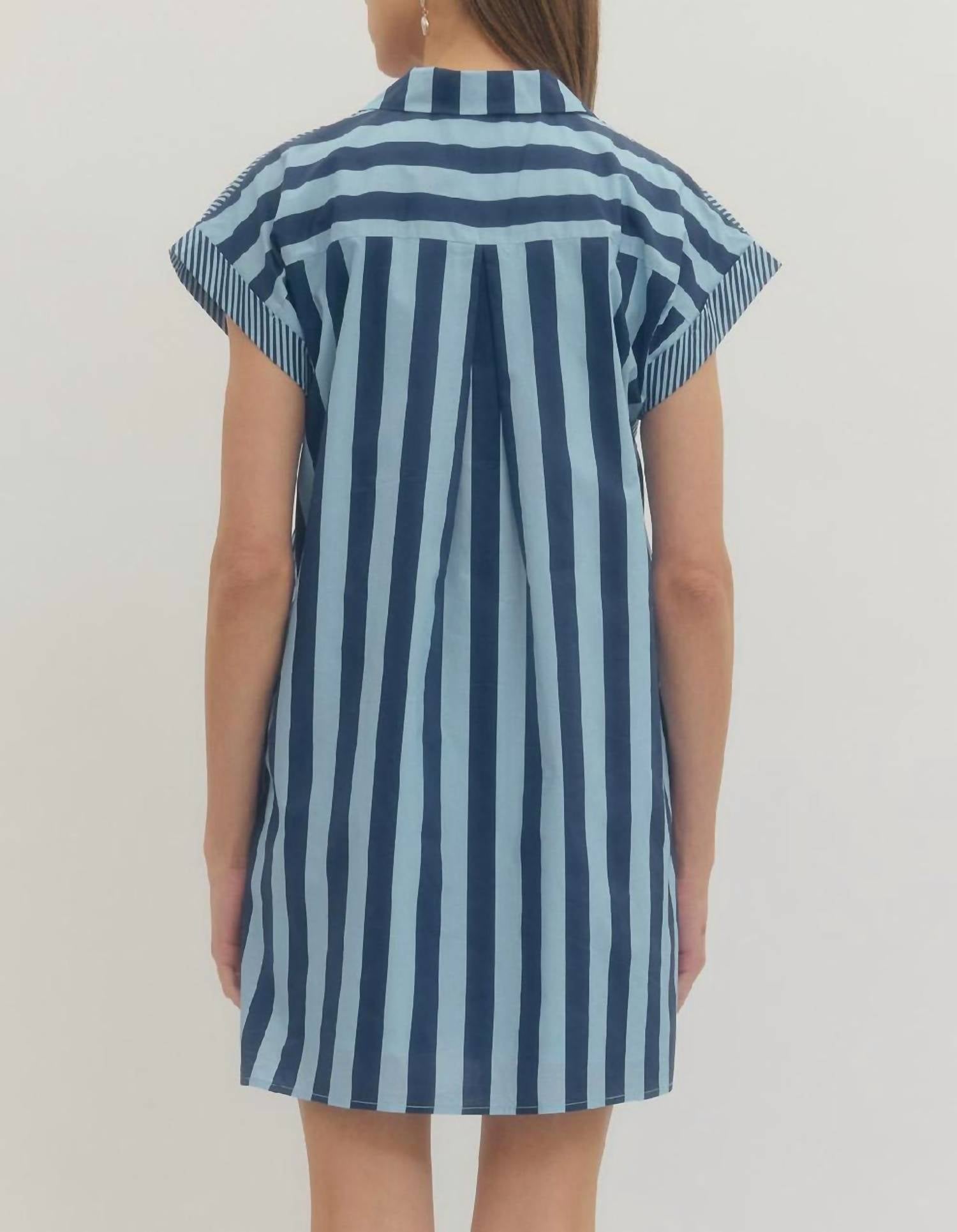 Entro - Mixed Stripe Dress