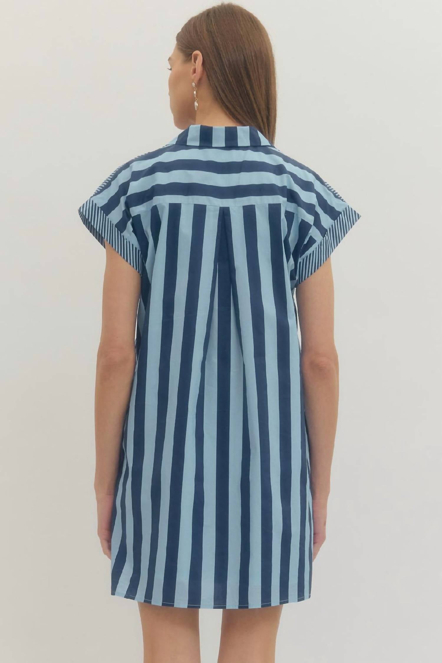 Entro - Mixed Stripe Dress