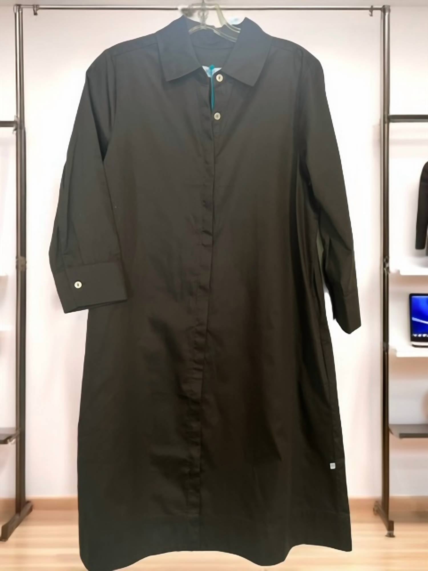 Perlavida - Women's Button Up Cotton Dress