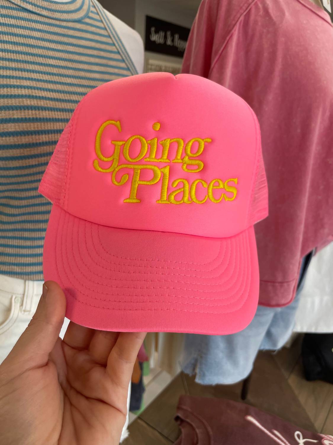 Friday + Saturday - Women's Going Places Trucker Hat