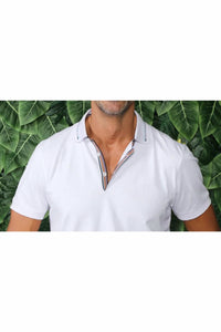 Eight X - Slim Fit Polo With Colorful Trim