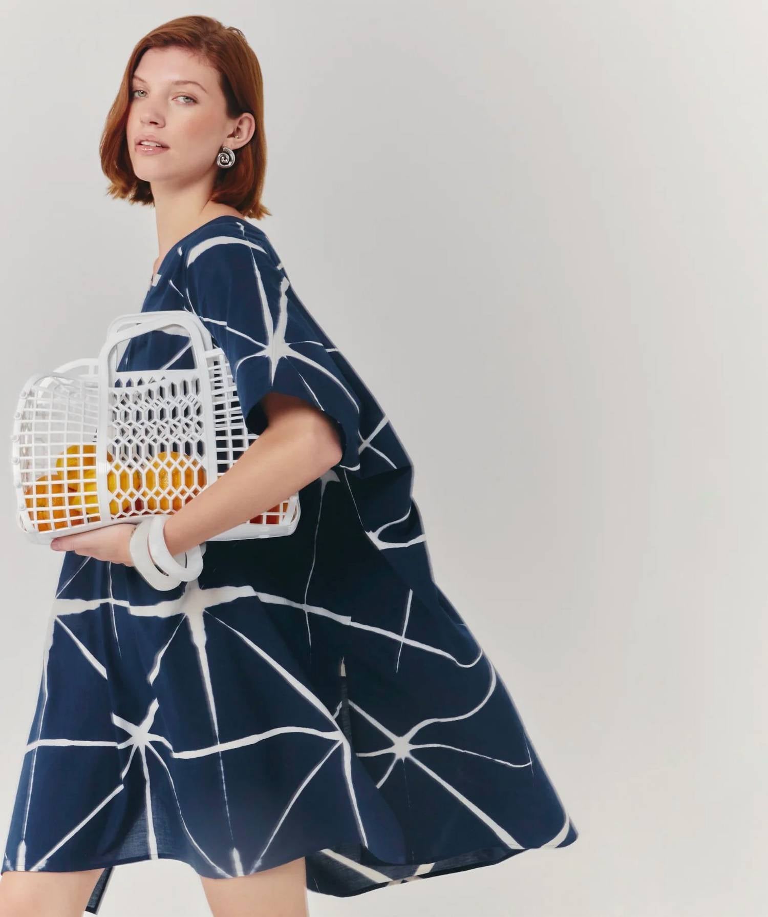 Echo - Women's Shibori Montauk Caftan Dress