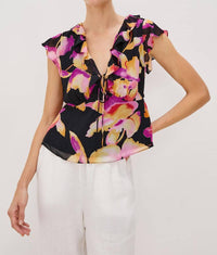 Rails - Carmine Ruffled Top