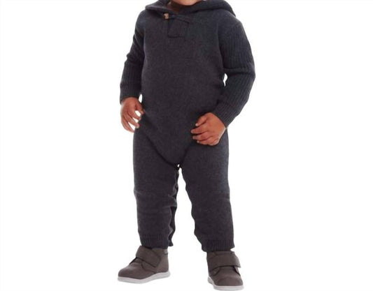 Andy & Evan - Hooded Toggle Sweater Romper