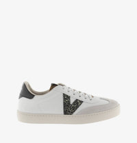 VICTORIA Women's Berlin Glitter Shoes in white black - women's sneaker