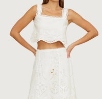Lucy Paris - Sia Eyelet Top
