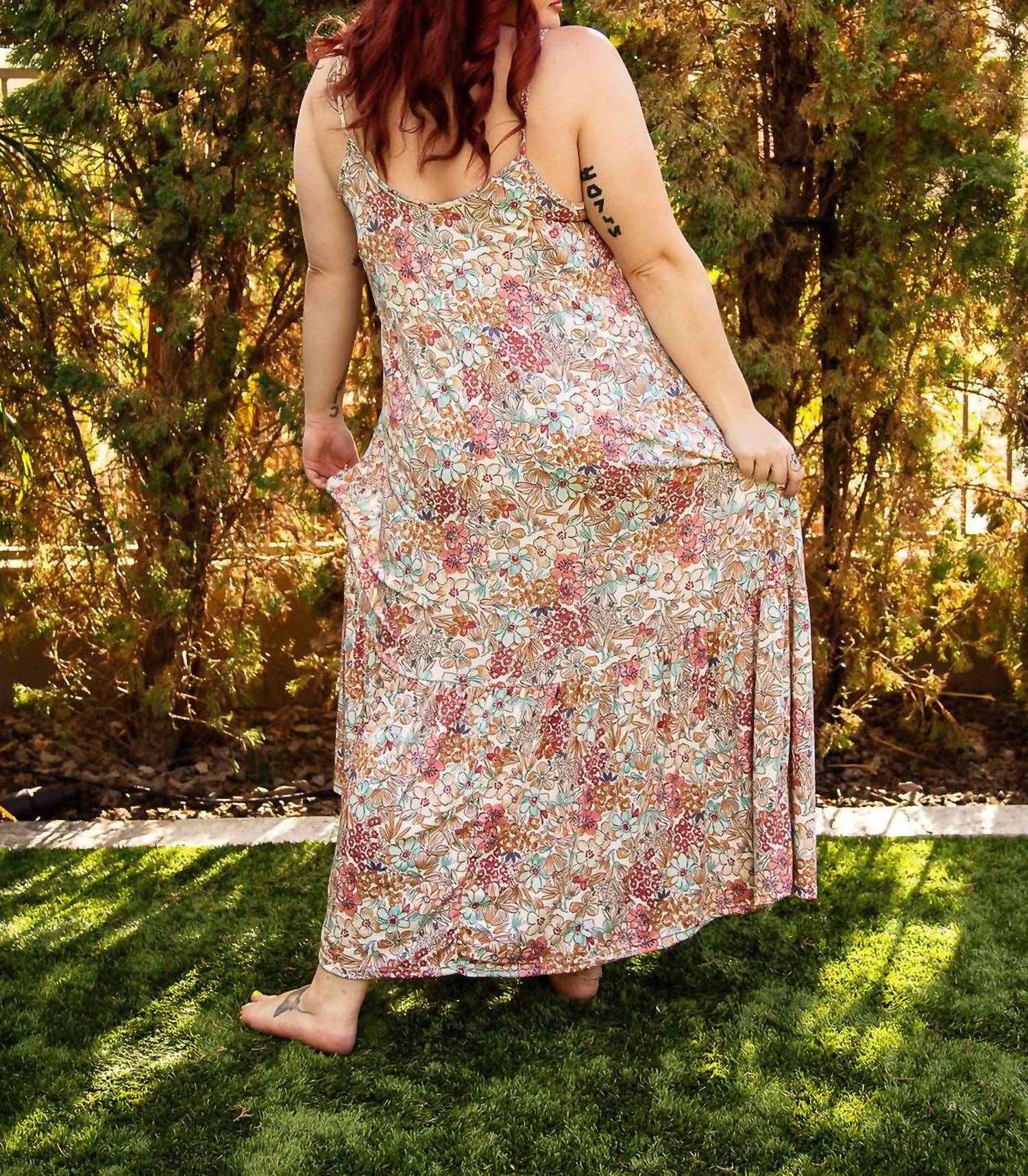Blakeley - Pastel Floral Maxi Dress