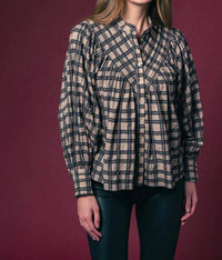 The Shirt - Plaid Shiv Ruffled Shirt