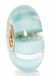 Trollbeads Women's Stripe Glass Bead Charm in blue - women's accessory