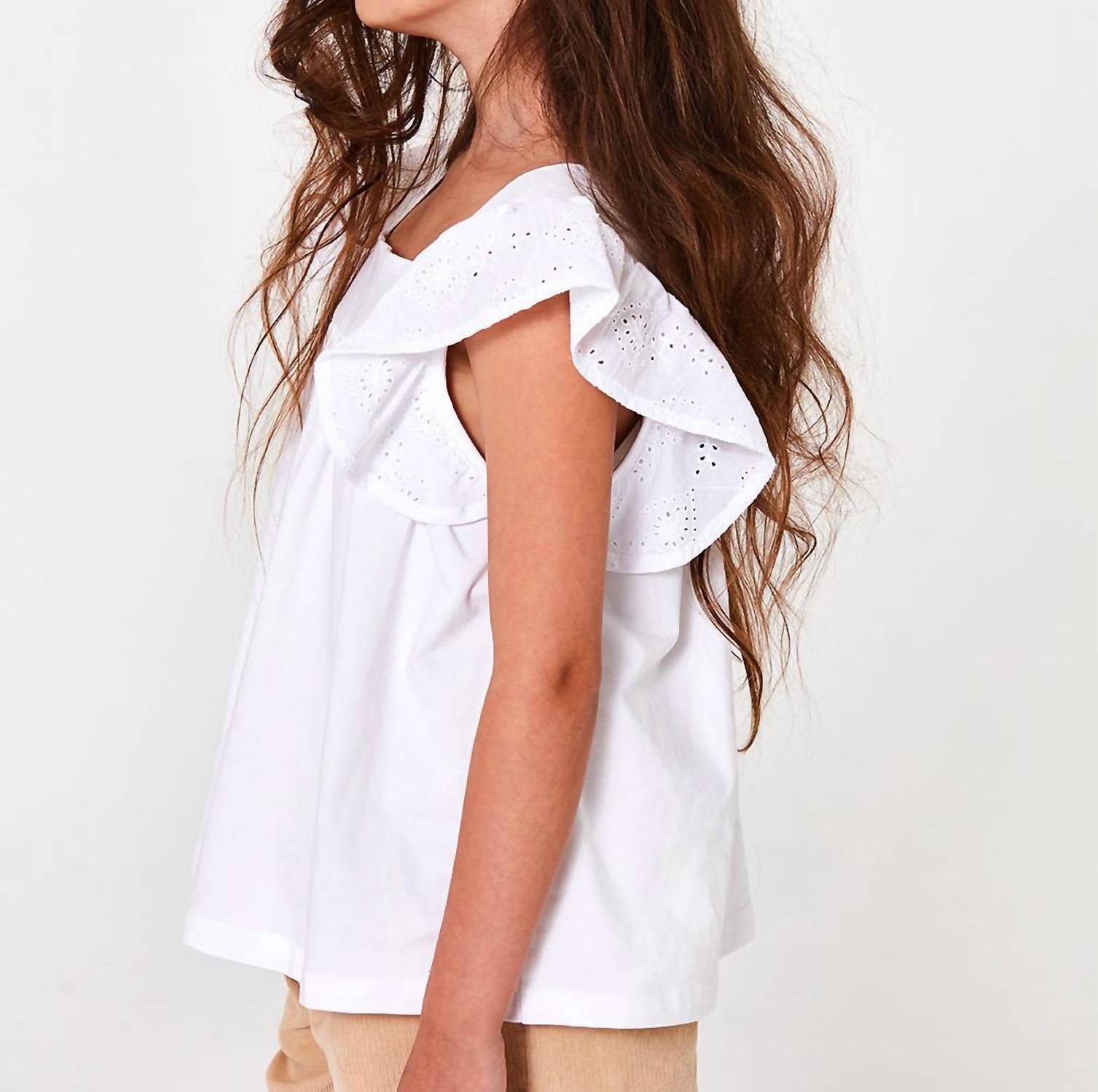 Kids On The Moon - Angel Ruffle Blouse