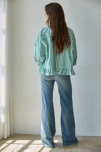 By Together - Striped Button Down Shirt