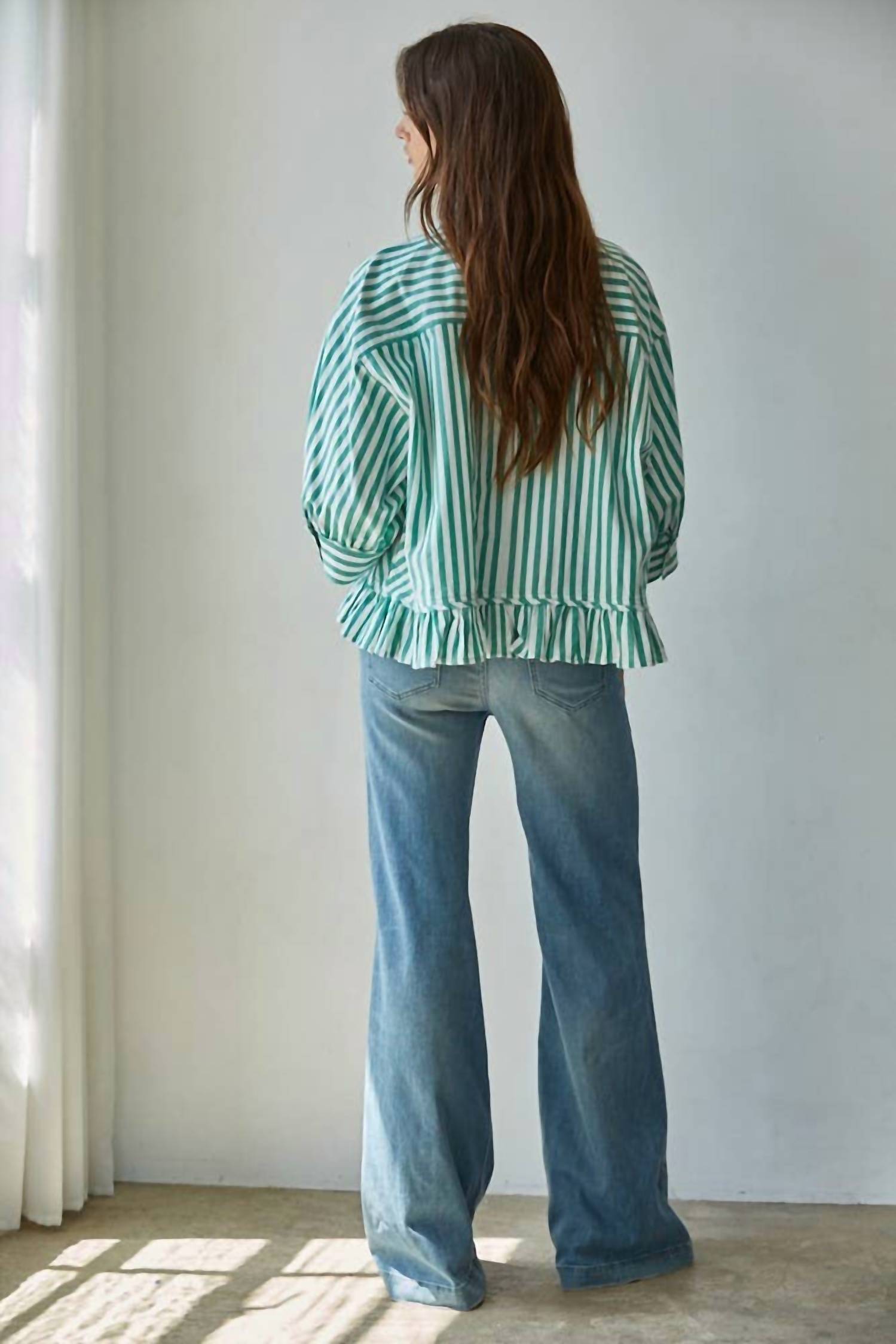 By Together - Striped Button Down Shirt