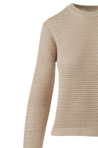 Kinross - Women's Openwork Crew Sweater