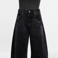 Bayeas - Katia High Rise Barrel Jeans