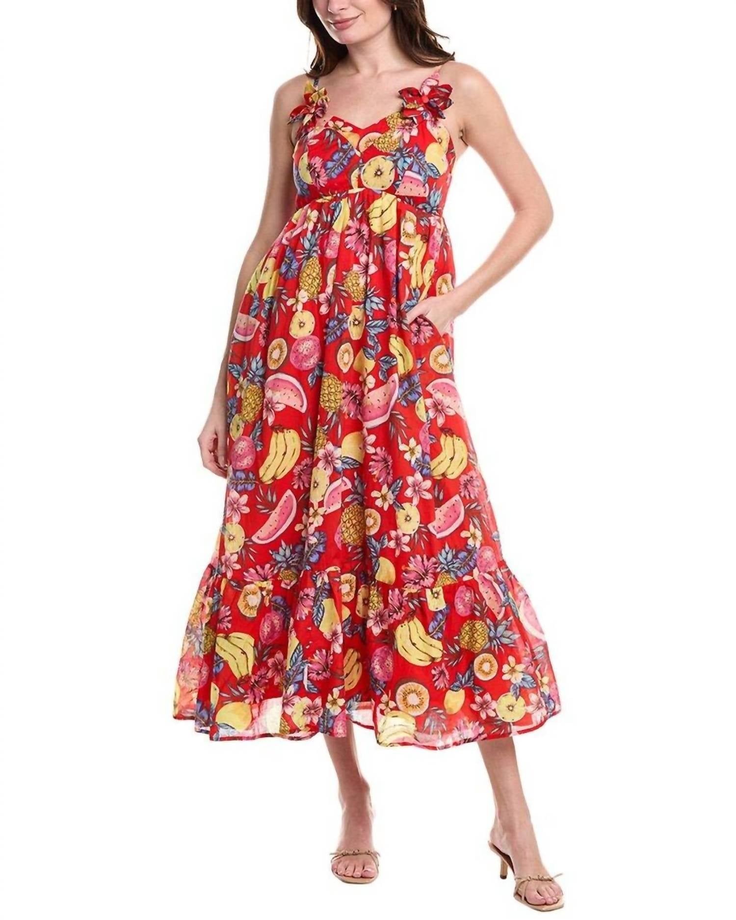 Fate - Fruit Motif Maxi Dress
