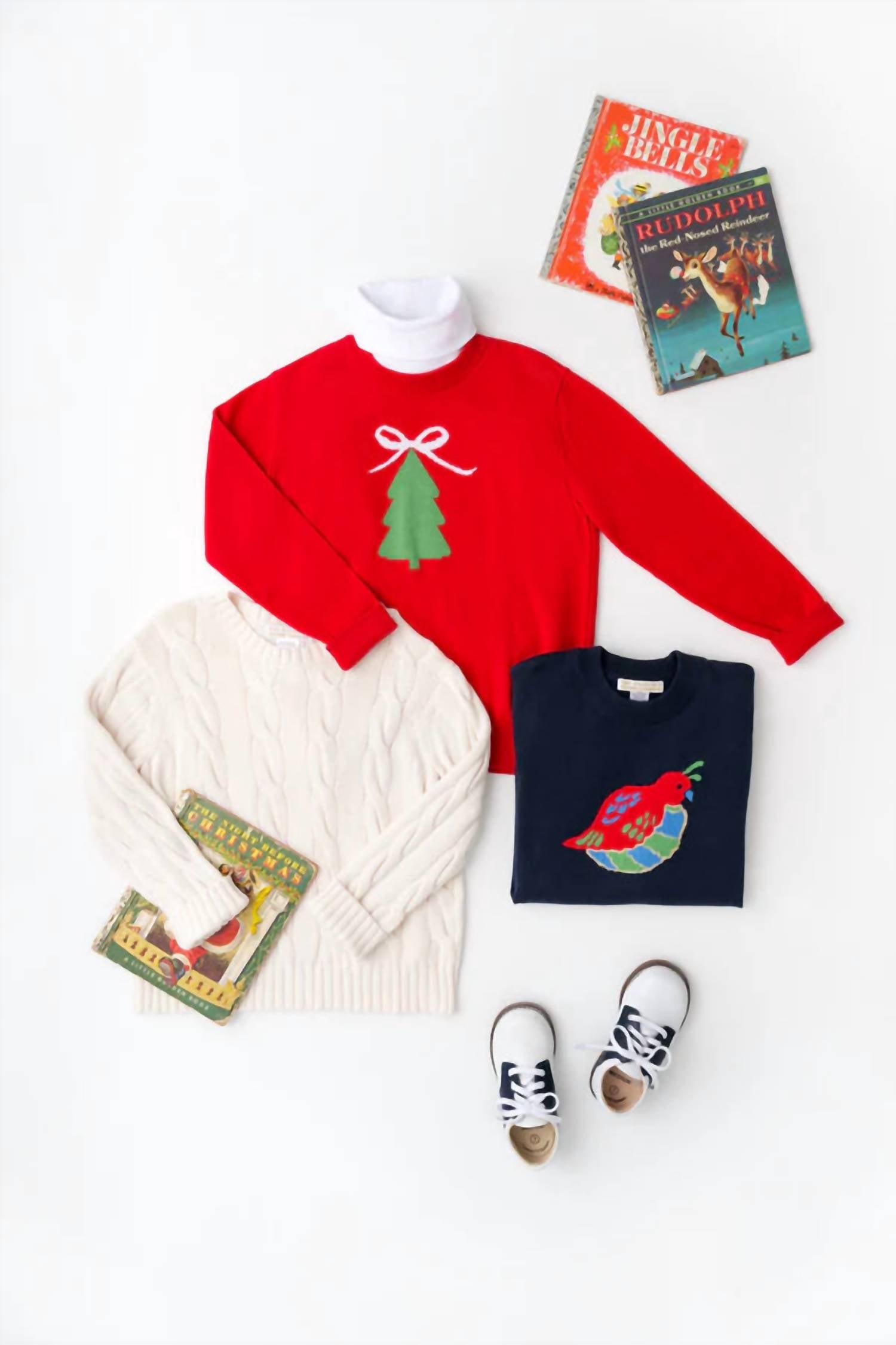 The Beaufort Bonnet Company - Girl's Isabelle Intarsia Sweater