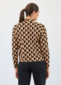Fdj - Mock Neck Jacquard Sweater