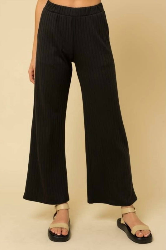 ELASTIC RIB PANT