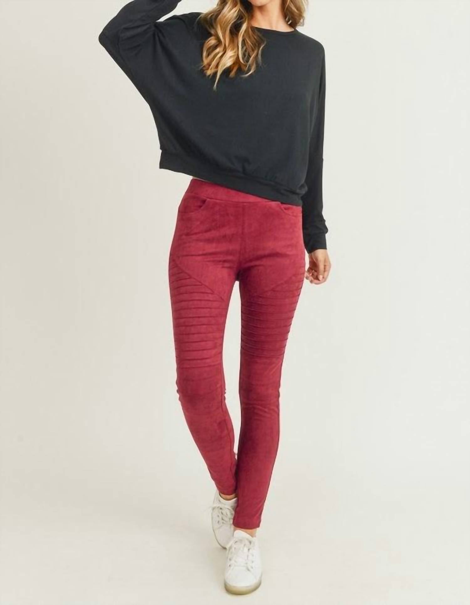 Ltx Sportswear - Going For A Ride Suede Leggings