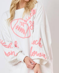 Peach Love - Touchdown Sweatshirt