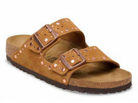 BIRKENSTOCK Women's Arizona Rivet Border Sandals in mink - women's sandal