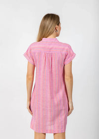Pure Amici - Ivonne Stripe Linen Dress
