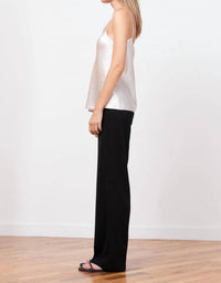 Avenue Montaigne - Flavia Crepe Wide Leg Pull-on Pants