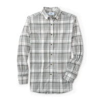 SOUTHERN TIDE Flannel Intercoastal Avondale Plaid Heather Sportshirt in ultimate grey - men's shirt