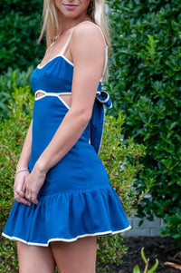 Cotton Candy La - Luna Cutout Mini Dress