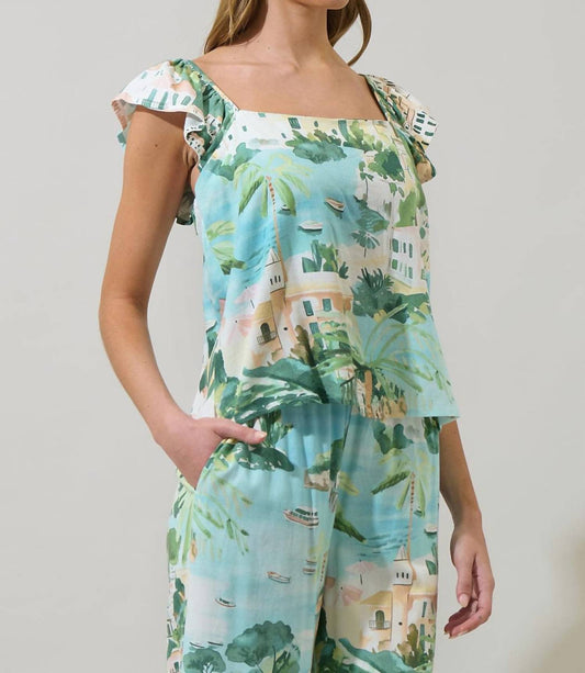 Sugarlips - Isla Breeze Ruffle Top