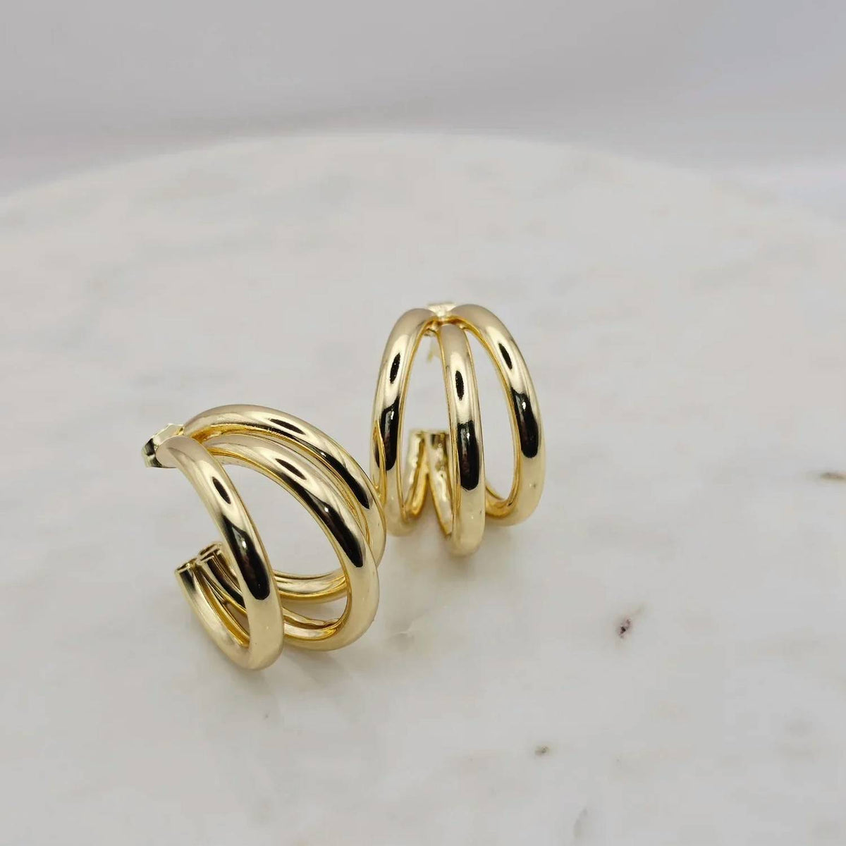 Xtraordinary - Women's Triple Layer Hoop Earrings