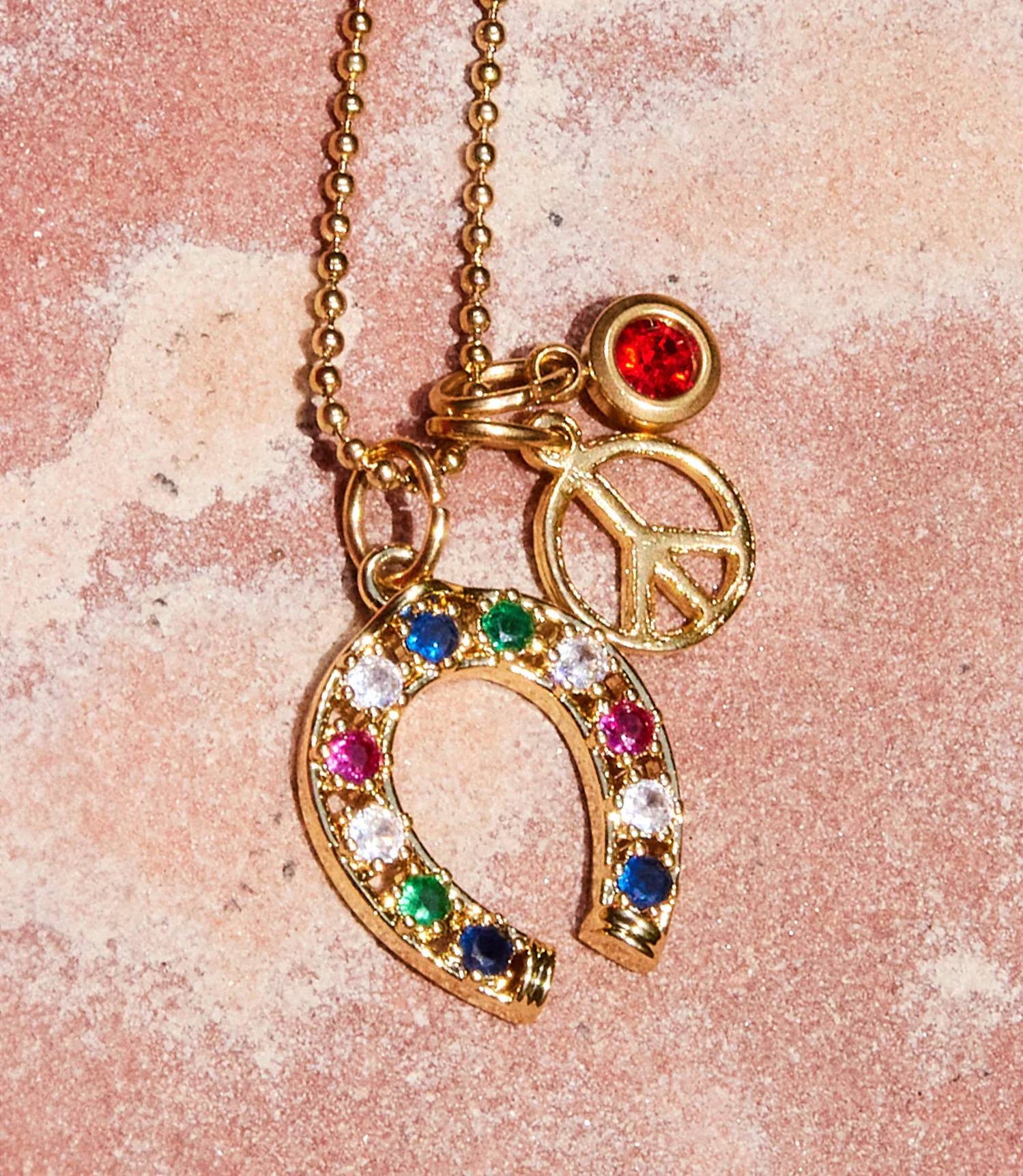 Farrah B Jewelry - Women's Charm Cluster Necklace