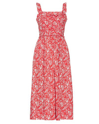 Sea - Lucille Liberty Print Pleated Midi Dress
