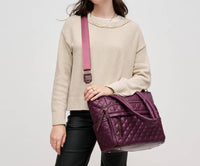 Urban Expressions - Women's Quilted Nylon Tote Bag