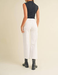 Just Black Denim - Classic Wide Leg Jeans