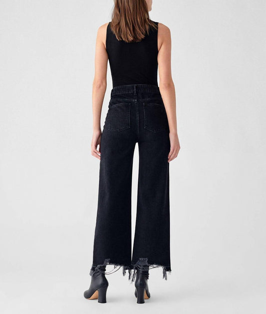 Dl1961 - Women'S - Hepburn Wide Leg Distressed Jean