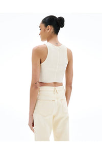 Slvrlake - Cropped Rib Tank