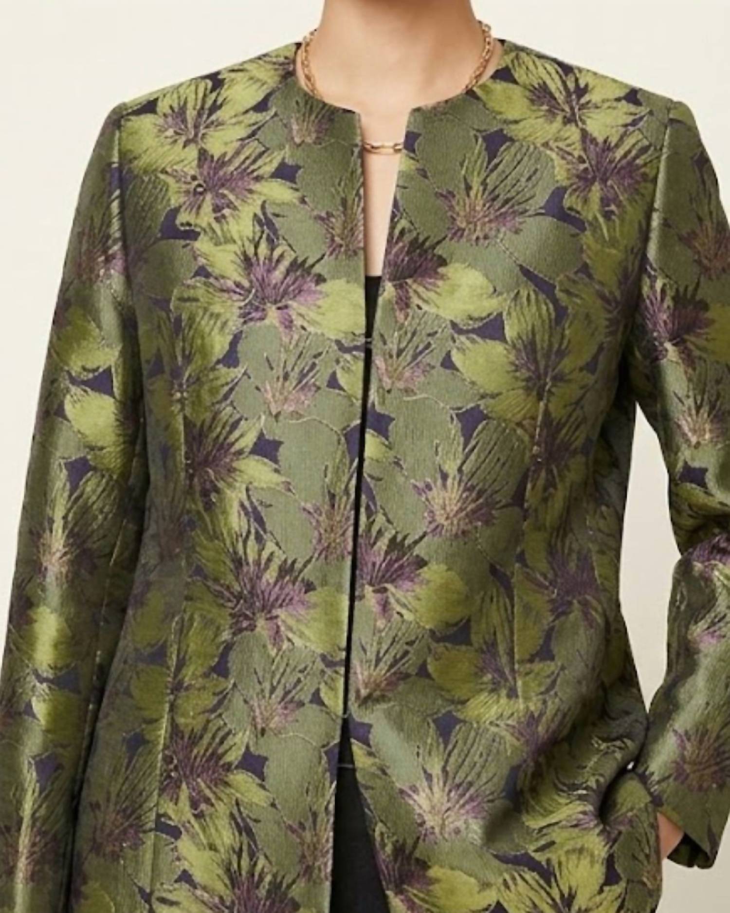 Gabriel + Simone - Metallic Floral Jacket