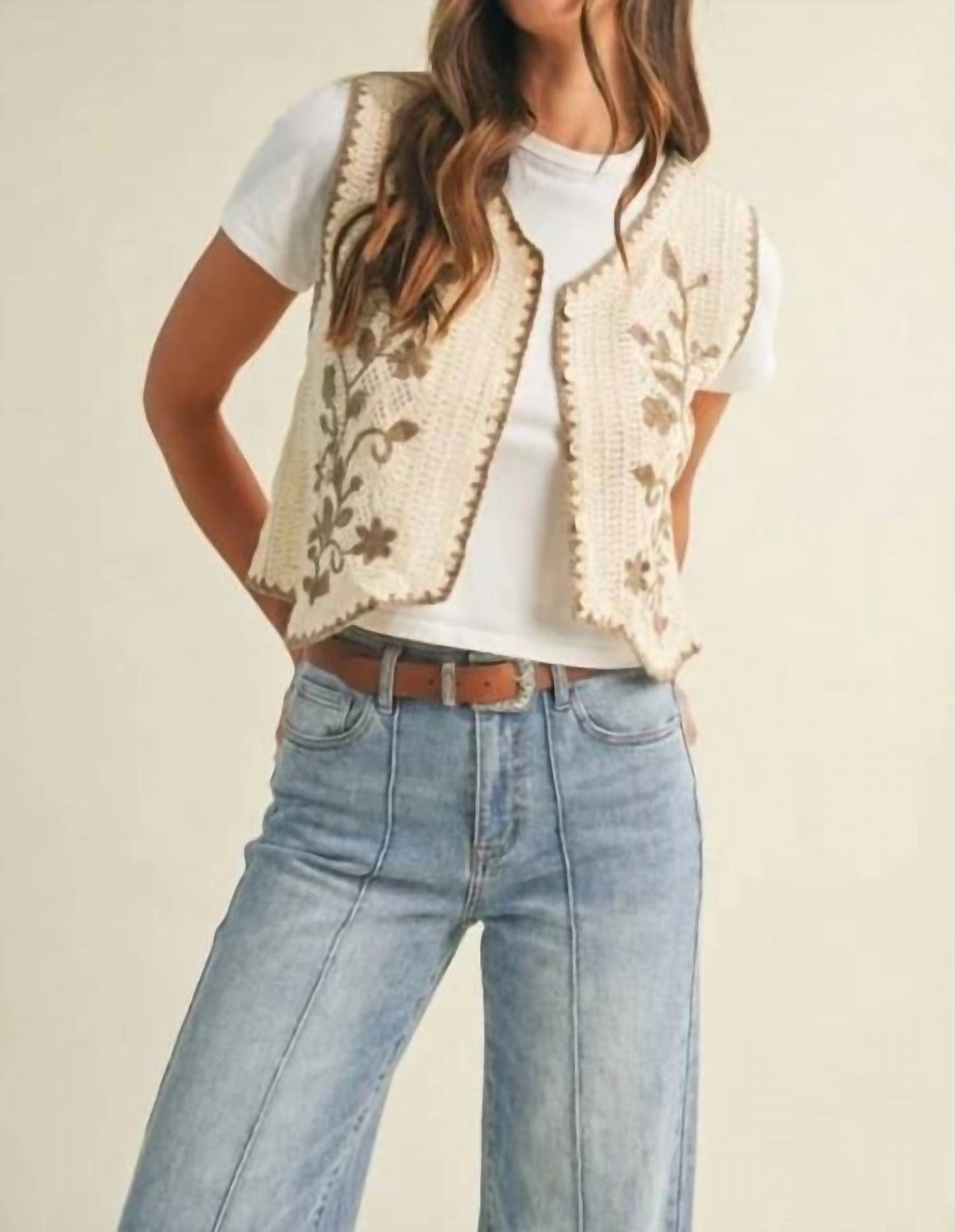 Anniewear - Stretch Wide Leg Jeans