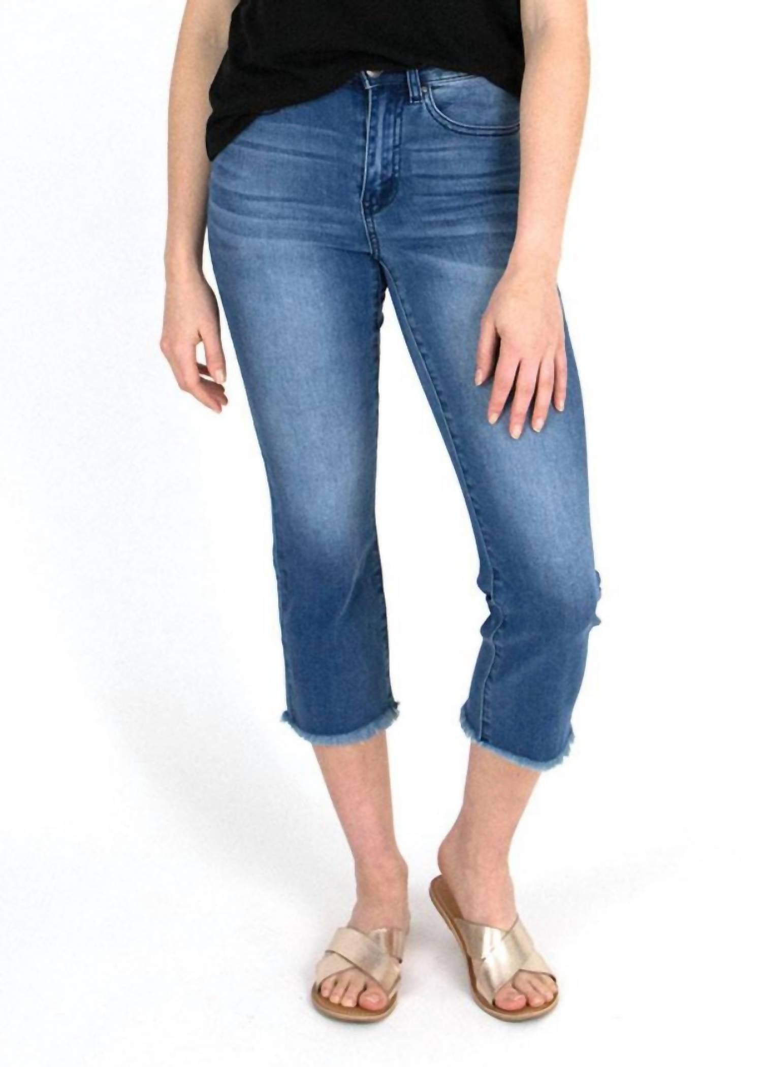 Grace And Lace - Crop Flare Jegging