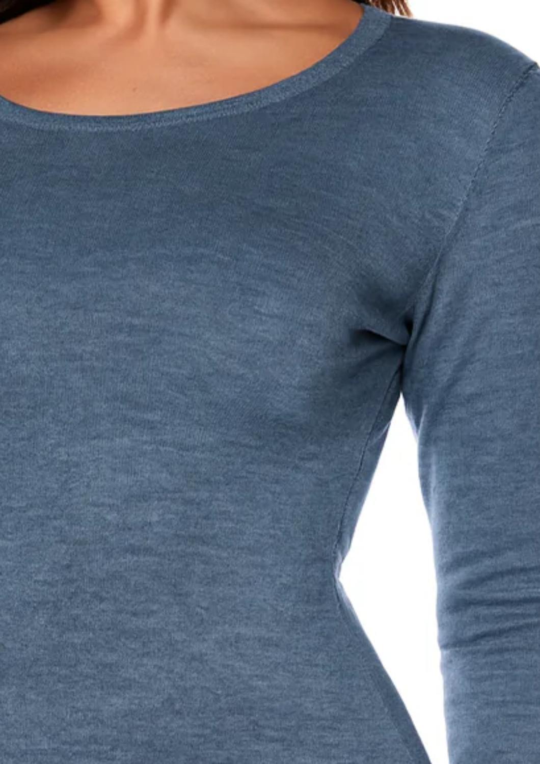 Angel Apparel - Long Sleeve Scoop Neck Tee