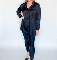 Dress Forum - Highly Favored Long Satin Shirt