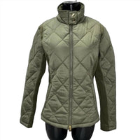 PS of Sweden Women's Gina Quilted Full Zip Jacket in moss green - women's jacket
